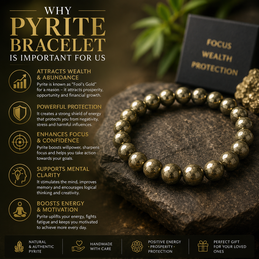 Natural Pyrite Bracelet