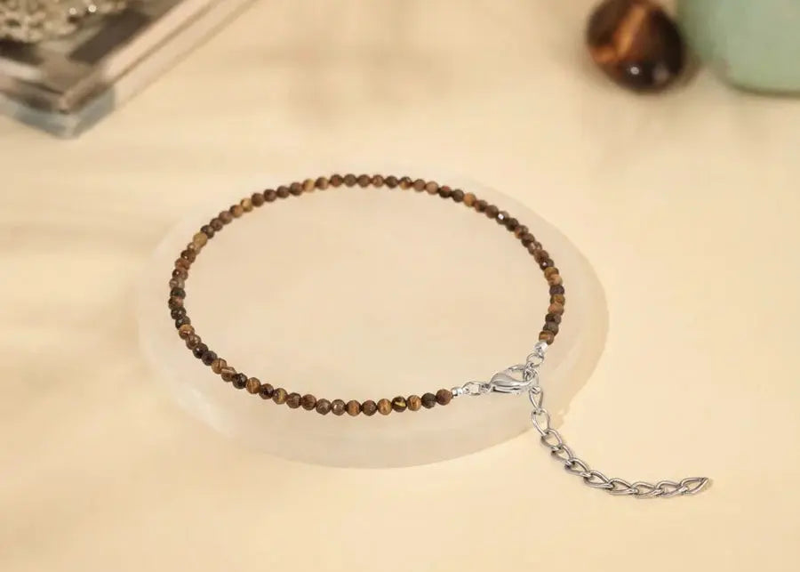 Tiger Eye Anklet - BhavAura