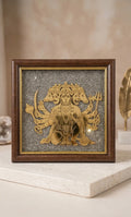 Panchmukhi Hanuman Ji Pyrite Frame - BhavAura