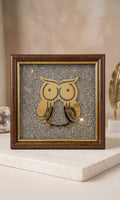 Owl Pyrite Frame - BhavAura