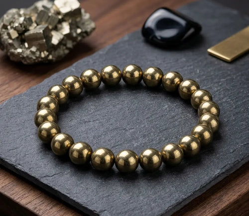 Golden Pyrite Bracelet - BhavAura