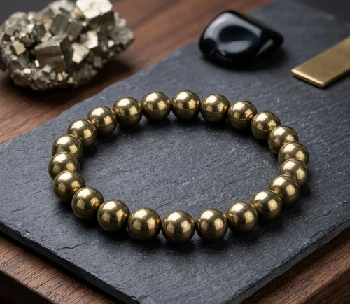 Golden Pyrite Bracelet - BhavAura