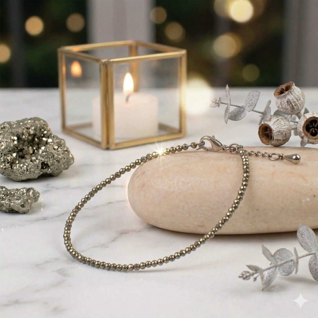 Pyrite Anklet - BhavAura