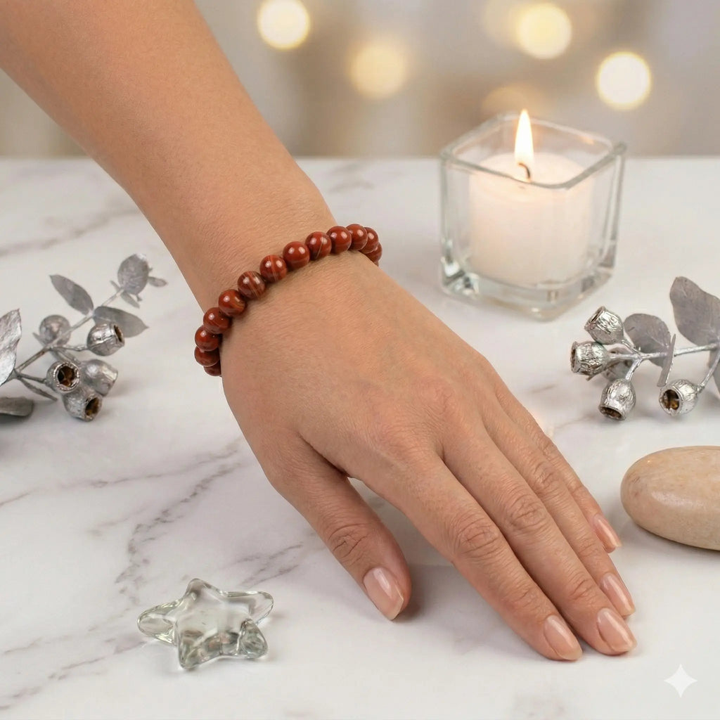 Red Jasper Bracelet - BhavAura