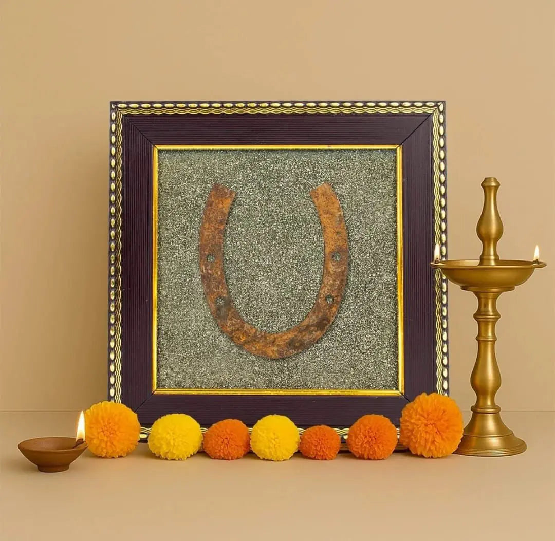 Horseshoe Pyrite Frame - BhavAura